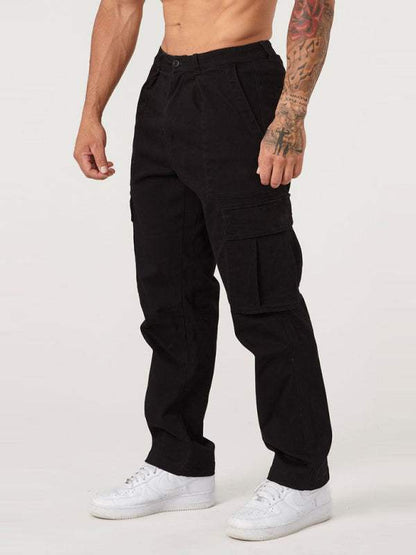 Versatile Men's Spliced Casual Sports Overalls - Easygoing Comfort for Spring & Summer Adventures - MENLL