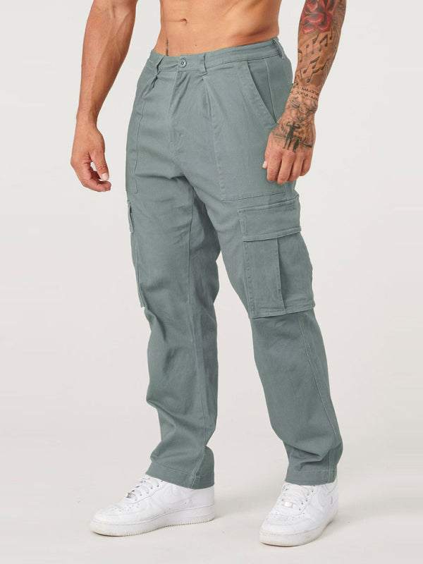 Versatile Men's Spliced Casual Sports Overalls - Easygoing Comfort for Spring & Summer Adventures - MENLL