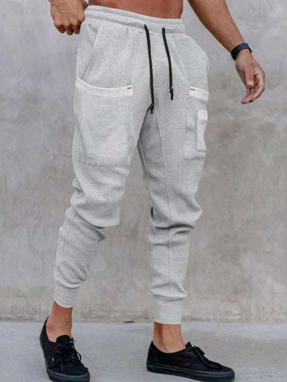 Ultimate Comfort Loose-Legged Multi-Pocket Sports Trousers for Men - MENLL