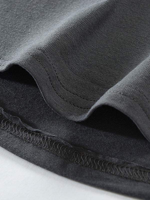 Stylish Men's Solid Color Lace-Up Pullover Hoodie for Year-Round Casual Comfort - MENLL