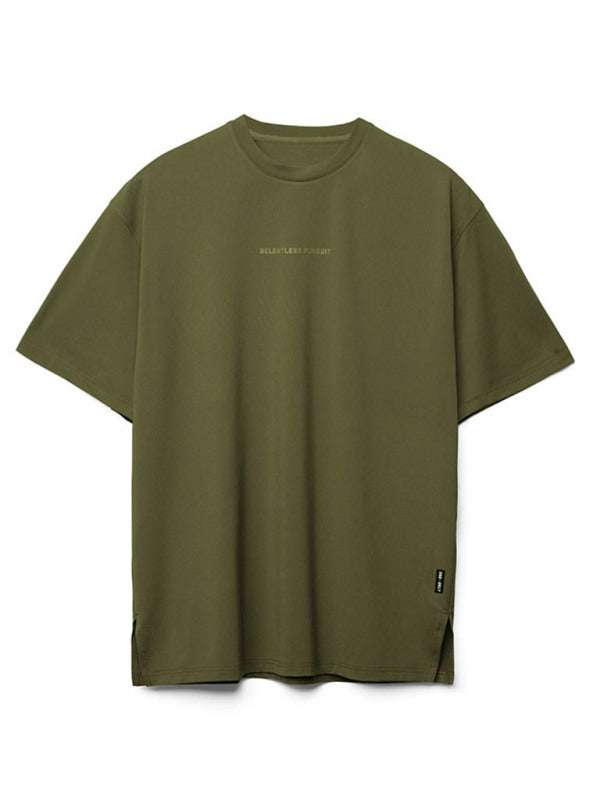 Ultimate Quick-Dry Men's Solid Color Sports Tee - Perfect for Everyday Adventures! - MENLL