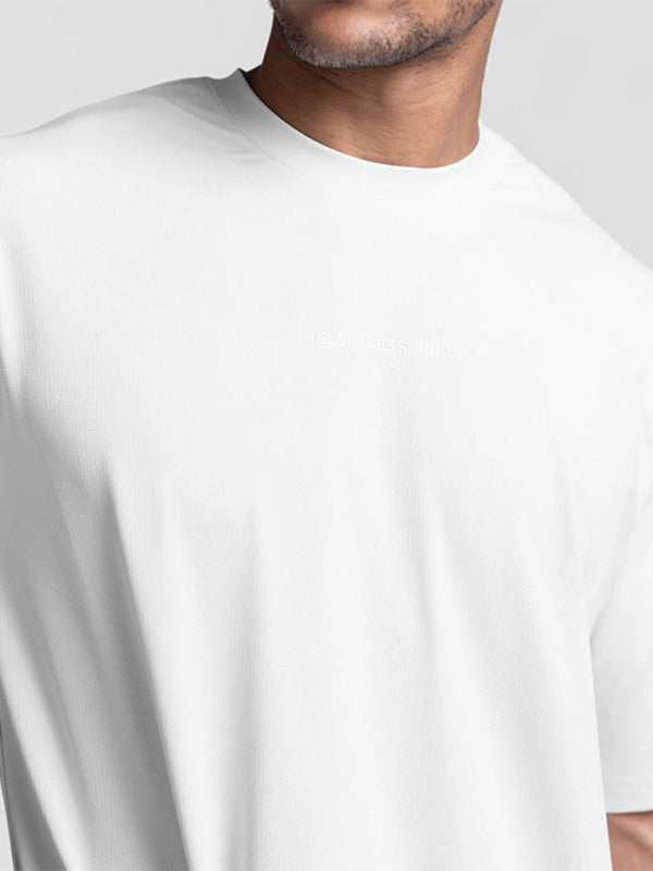 Ultimate Quick-Dry Men's Solid Color Sports Tee - Perfect for Everyday Adventures! - MENLL