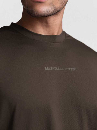 Ultimate Quick-Dry Men's Solid Color Sports Tee - Perfect for Everyday Adventures! - MENLL