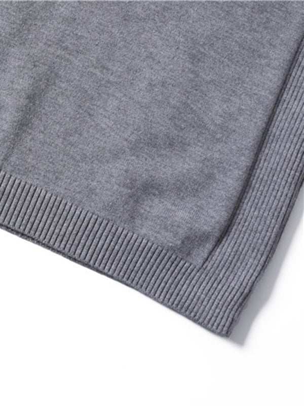 Cozy Casual Turtleneck Pullover Sweater for Men - Perfect Spring-Summer Knitwear! - MENLL