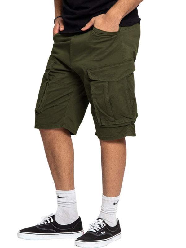 Stylish Men's Lightweight Multi-Pocket Cargo Shorts for Effortless Summer Style - MENLL