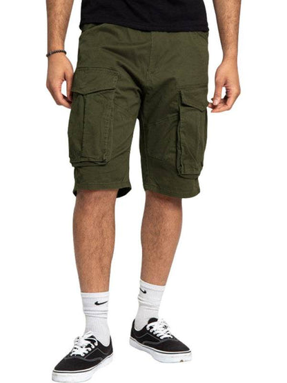 Stylish Men's Lightweight Multi-Pocket Cargo Shorts for Effortless Summer Style - MENLL