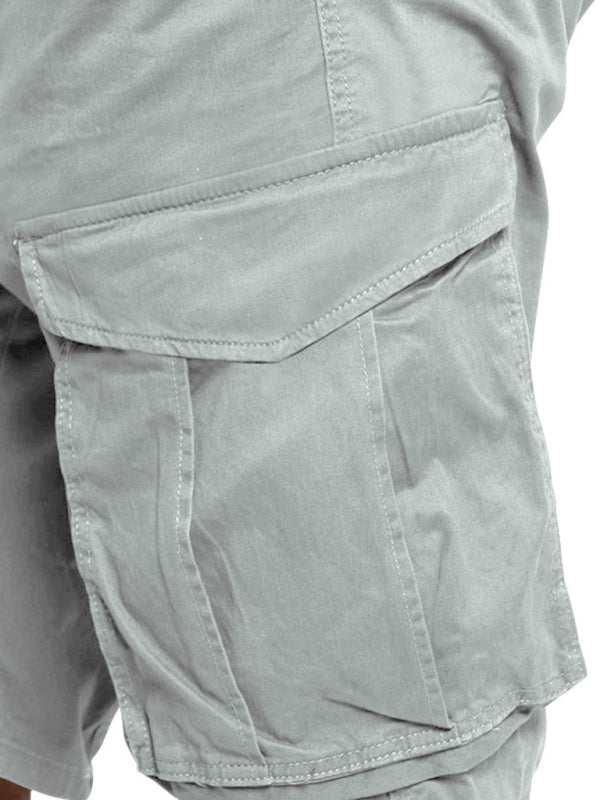 Stylish Men's Lightweight Multi-Pocket Cargo Shorts for Effortless Summer Style - MENLL