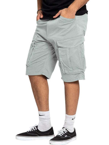 Stylish Men's Lightweight Multi-Pocket Cargo Shorts for Effortless Summer Style - MENLL