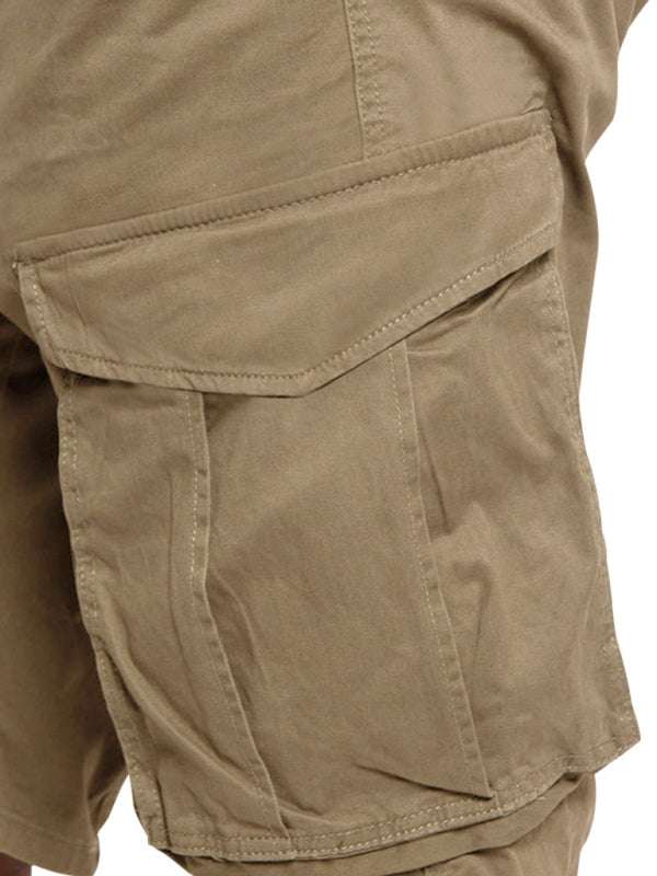 Stylish Men's Lightweight Multi-Pocket Cargo Shorts for Effortless Summer Style - MENLL