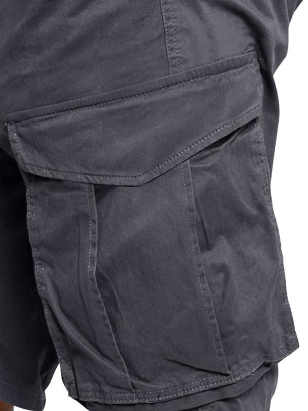 Stylish Men's Lightweight Multi-Pocket Cargo Shorts for Effortless Summer Style - MENLL