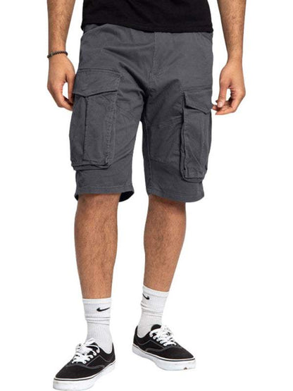 Stylish Men's Lightweight Multi-Pocket Cargo Shorts for Effortless Summer Style - MENLL