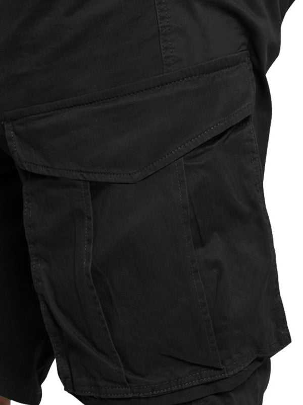 Stylish Men's Lightweight Multi-Pocket Cargo Shorts for Effortless Summer Style - MENLL