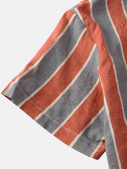 Vibrant Hawaiian Print Men's Casual Beach Shirt for Effortless Summer Style - MENLL