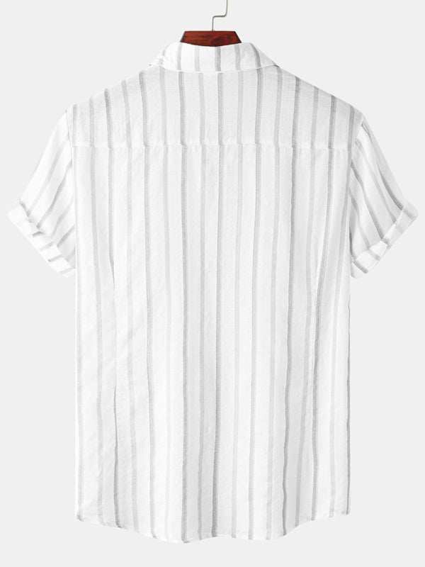 Vibrant Hawaiian Print Men's Casual Beach Shirt for Effortless Summer Style - MENLL