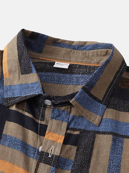 Vibrant Hawaiian Print Men's Casual Beach Shirt for Effortless Summer Style - MENLL