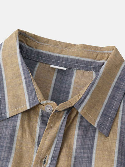 Vibrant Hawaiian Print Men's Casual Beach Shirt for Effortless Summer Style - MENLL