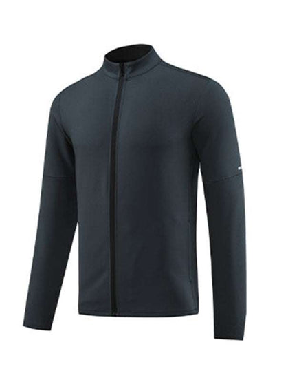 Essential Men's Full Zip Cardigan - Versatile Fitness & Casual Running Wear - MENLL