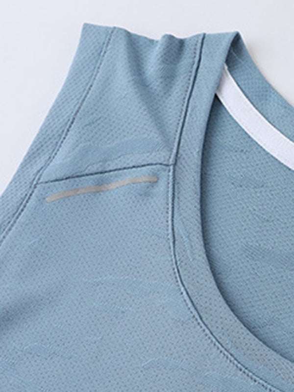 Men's Ultra-Light Quick-Dry Running Vest - Breathable Comfort for Active Lifestyles - MENLL