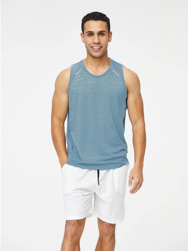 Men's Ultra-Light Quick-Dry Running Vest - Breathable Comfort for Active Lifestyles - MENLL