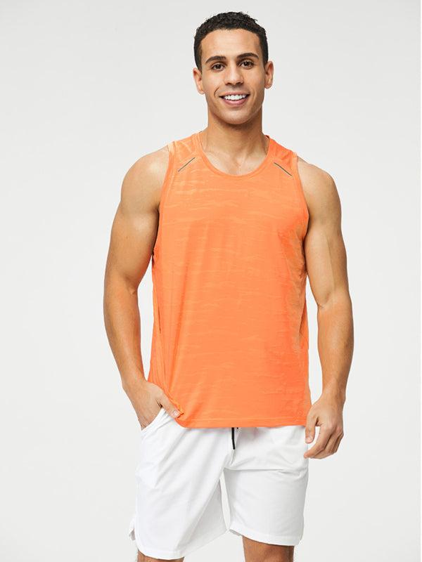 Men's Ultra-Light Quick-Dry Running Vest - Breathable Comfort for Active Lifestyles - MENLL