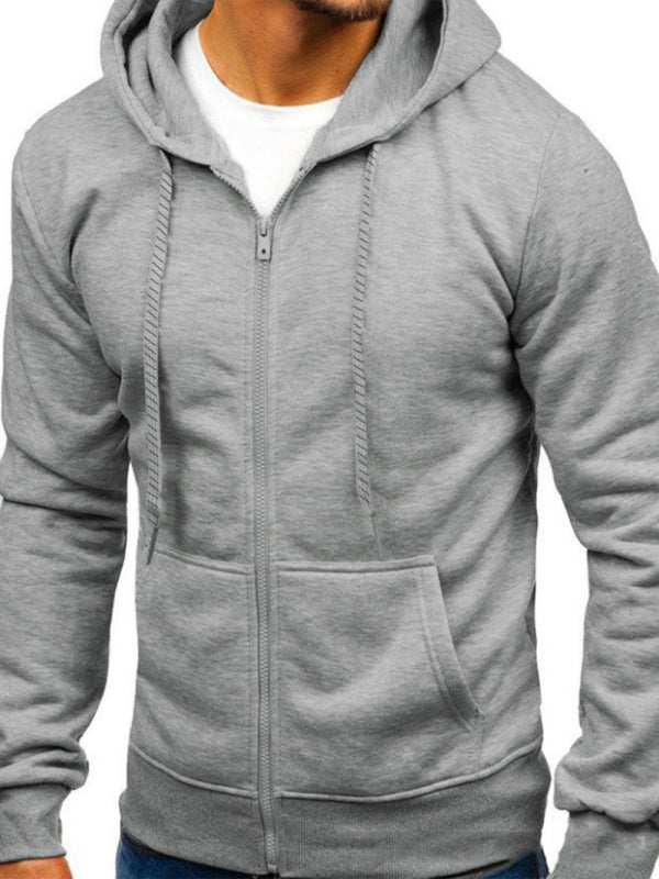 Essential Men's Zip-Up Hoodie: Comfortable, Versatile, and Stylish for Every Occasion - MENLL