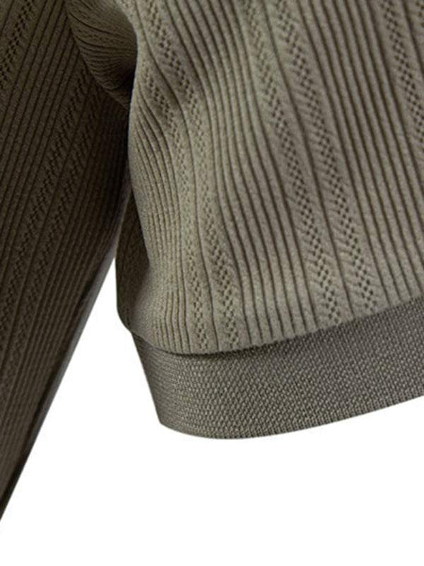 Stylish Men's Spring-Summer Pit Lapel Polo Shirt for Effortless Casual Elegance - MENLL