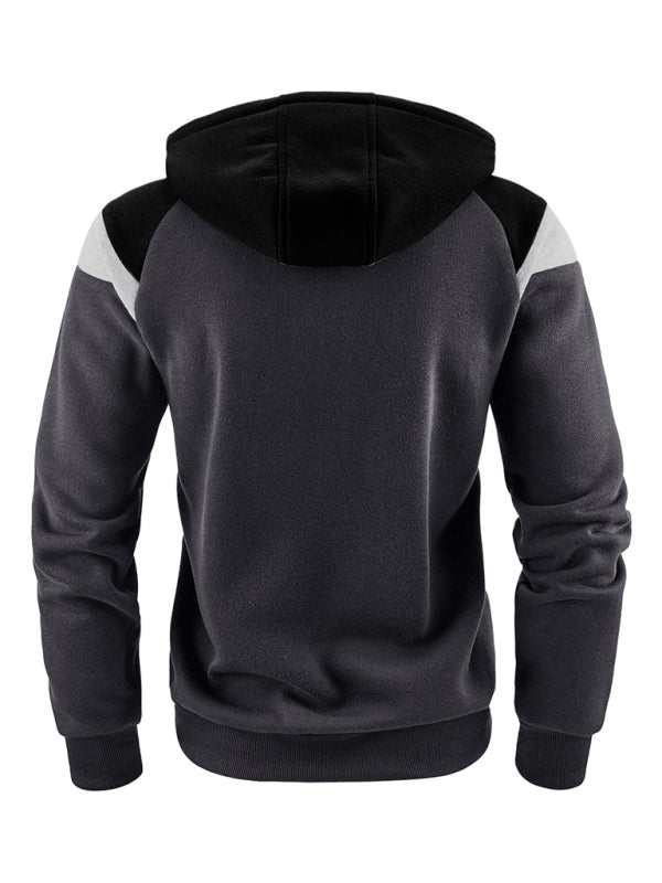 Dynamic Color Block Men's Sweatshirt - Stylish Casual Sportswear for Ultimate Comfort - MENLL