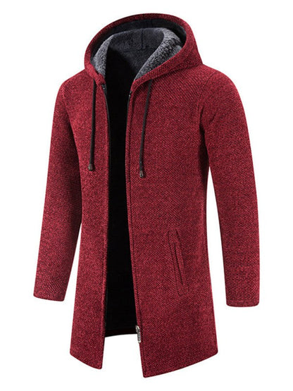 Stylish Men's Zip-Up Hooded Cardigan for Casual Spring-Summer Wear - MENLL