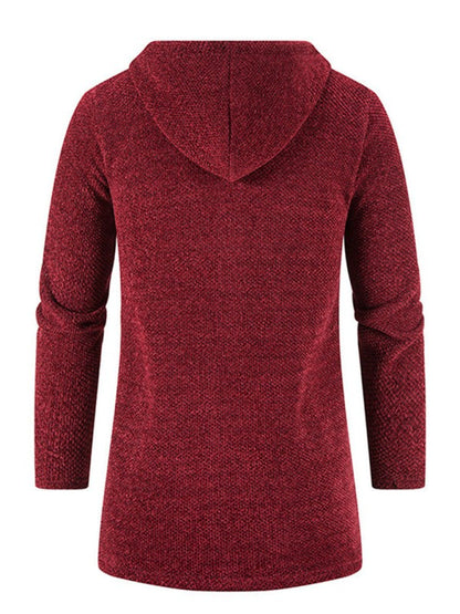 Stylish Men's Zip-Up Hooded Cardigan for Casual Spring-Summer Wear - MENLL