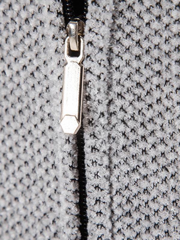 Stylish Men's Zip-Up Hooded Cardigan for Casual Spring-Summer Wear - MENLL