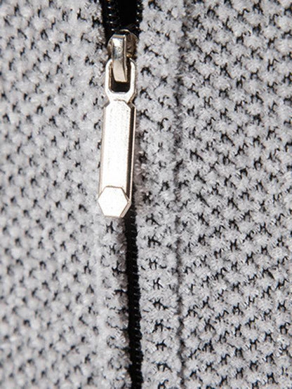 Stylish Men's Zip-Up Hooded Cardigan for Casual Spring-Summer Wear - MENLL