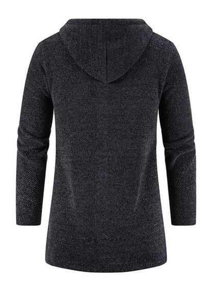 Stylish Men's Zip-Up Hooded Cardigan for Casual Spring-Summer Wear - MENLL