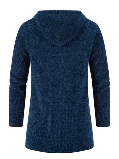 Stylish Men's Zip-Up Hooded Cardigan for Casual Spring-Summer Wear - MENLL