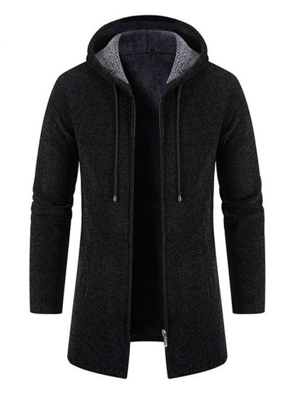 Stylish Men's Zip-Up Hooded Cardigan for Casual Spring-Summer Wear - MENLL