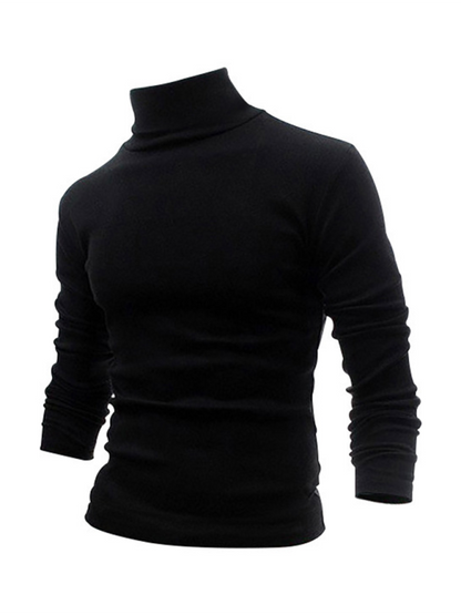 Cozy Chic Turtleneck Long Sleeve Tee for Effortless Autumn Style