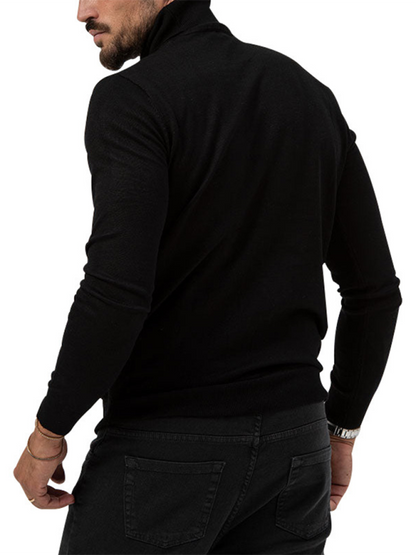 Cozy Chic Turtleneck Long Sleeve Tee for Effortless Autumn Style