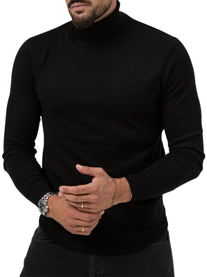 Cozy Chic Turtleneck Long Sleeve Tee for Effortless Autumn Style