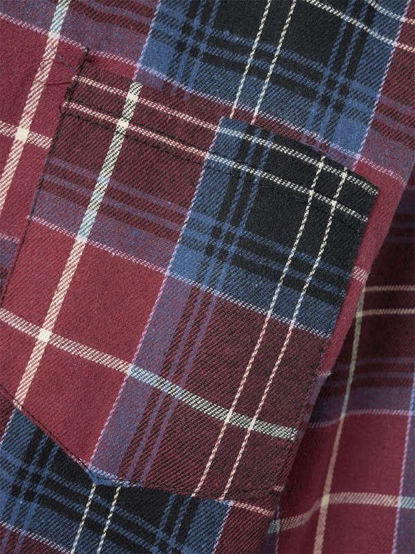 Stylish Men's Brushed Plaid Long-Sleeve Shirt for Effortless Autumn-Winter Chic - MENLL