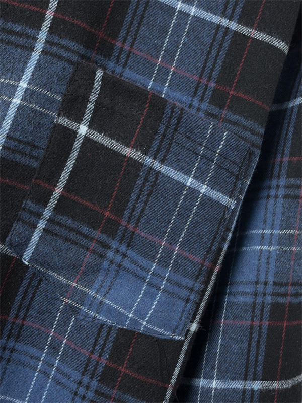 Stylish Men's Brushed Plaid Long-Sleeve Shirt for Effortless Autumn-Winter Chic - MENLL