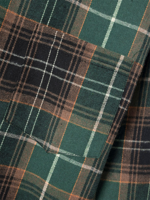 Stylish Men's Brushed Plaid Long-Sleeve Shirt for Effortless Autumn-Winter Chic - MENLL