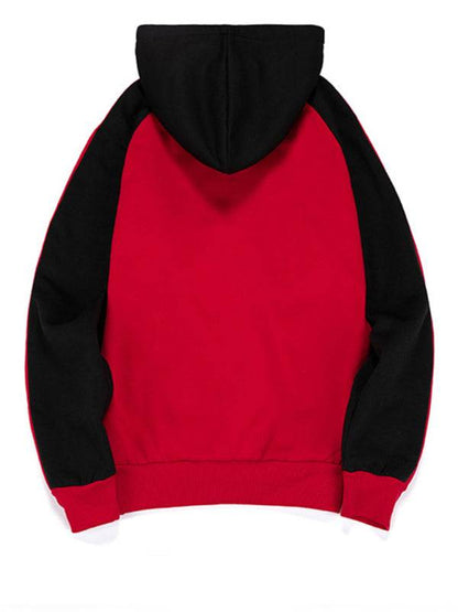 Versatile Men's Hooded Zipper Cardigan with Color Block Design - Perfect for All Seasons! - MENLL