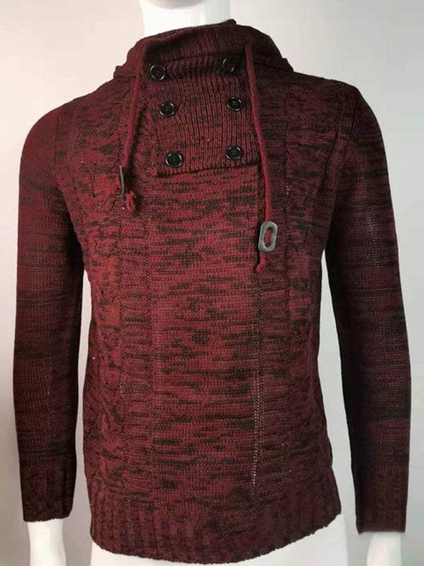 Cozy Men's Knit Turtleneck Sweater for Effortless Style and Warmth - MENLL