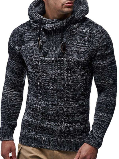 Cozy Men's Knit Turtleneck Sweater for Effortless Style and Warmth - MENLL