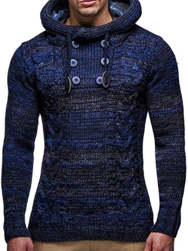 Cozy Men's Knit Turtleneck Sweater for Effortless Style and Warmth - MENLL