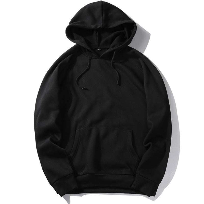 Ultimate Comfort Men's Hooded Sweatshirt - Stylish Solid Color Casual Wear for All Seasons - MENLL