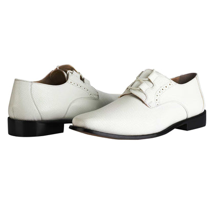 Blacktown Genuine Leather Oxford Style Lace-Up Dress Shoes For Men - MENLL