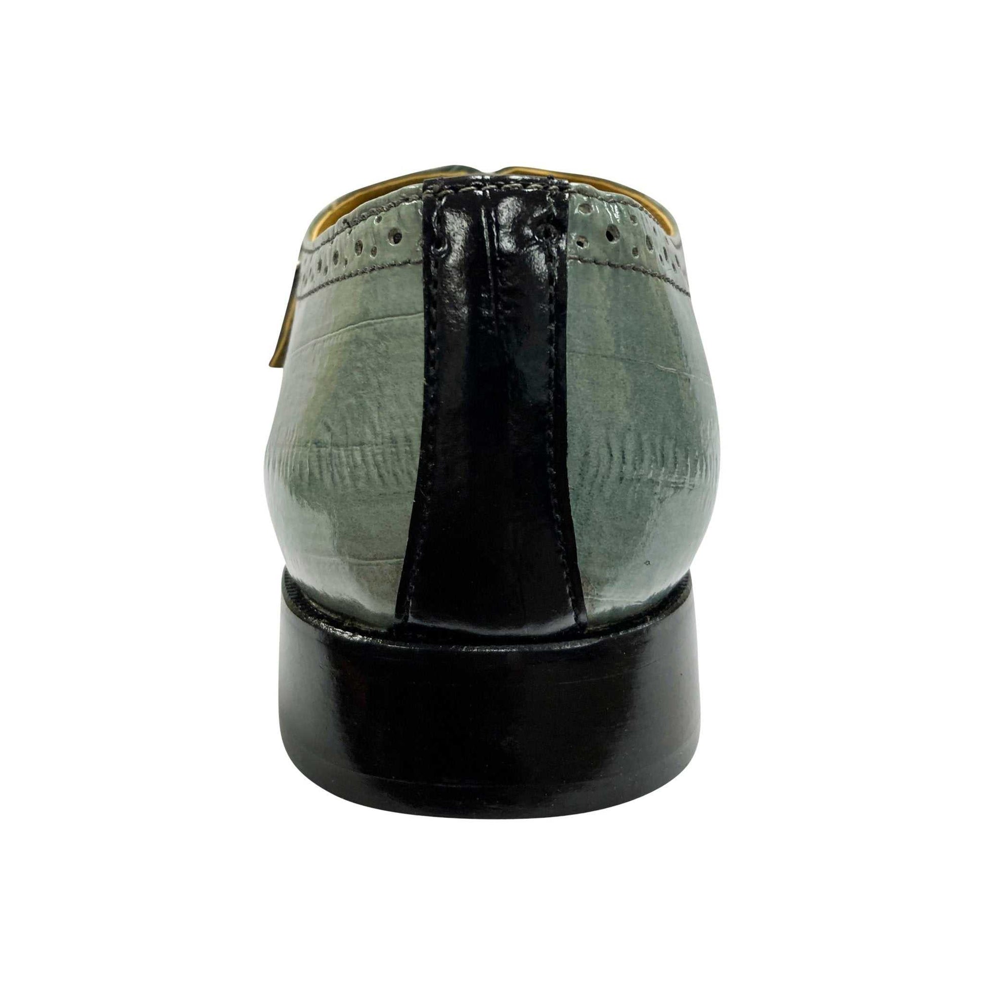 LIBERTYZENO Men's Double Buckle Monk Strap Leather Dress Shoes - MENLL