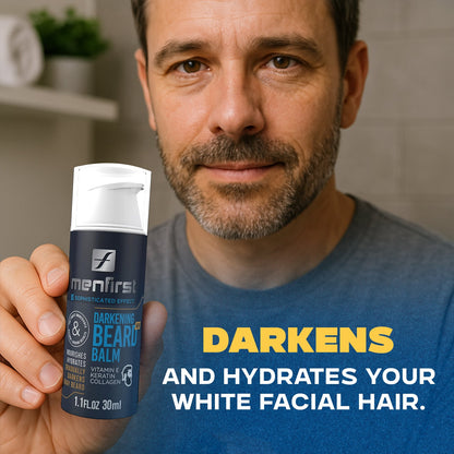 Menfirst Gradual Gray - Good Bye Gray Hair - Beard Wash & Darkening Be Menfirst