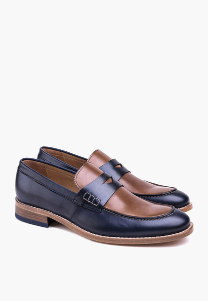 Lucca Loafer Navy-Beige
