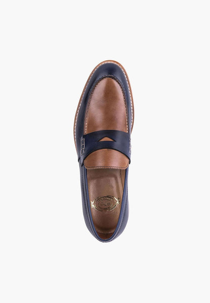 Lucca Loafer Navy-Beige